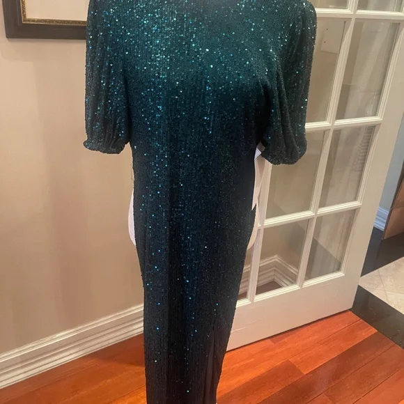 NWT SUGARLIPS All That Glitters Sequin Midi Dress in S - Picture 2 of 10